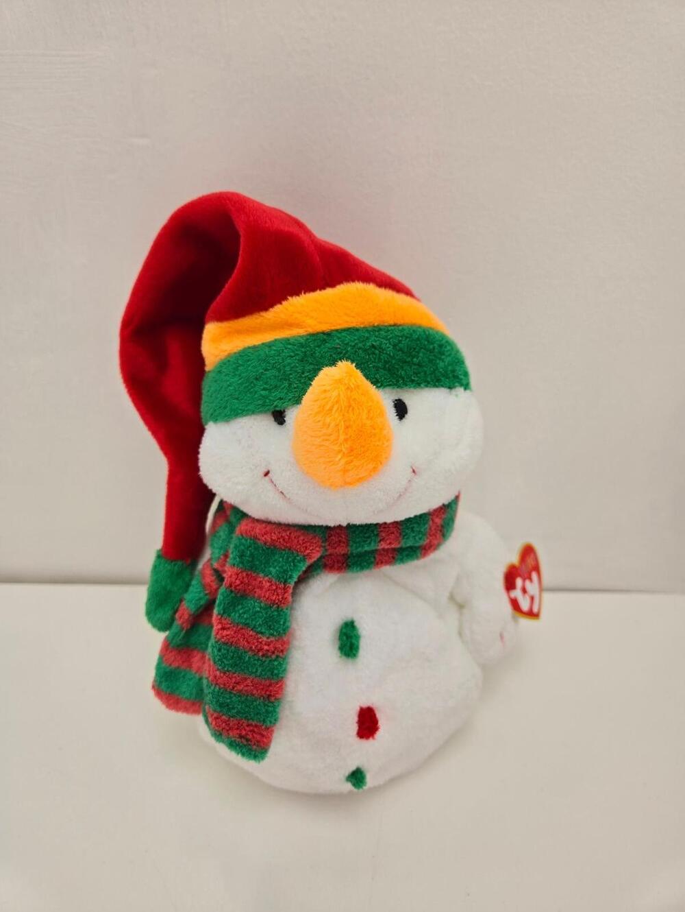 Ty Pluffies Collection “Melton” the Snowman (9 inch)
